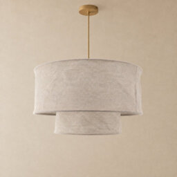 CGC Lighting Cgc Marisol Large 50Cm Two Tier Oatmeal Linen Lampshade - thumbnail 3