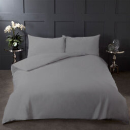 Ohs 100% Cotton Duvet Cover With Pillow Case Bedding Set, White - Single - thumbnail 5