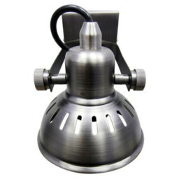 Long Life Lamps Company Vintage Wall Light Dark Grey Pewter Finish Adjustable Swivel Spot Wall Light M004 - thumbnail 4