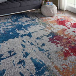 Multicolour Rug, Persian Floral Rug, Stain-Resistant Luxurious Rug, Modern Rug For Bedroom, & Dining Room-269Cm X 361Cm - thumbnail 5