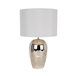 Pagazzi Lighting Pagazzi Cyrus Dual Lit Speckled 47Cm Glass Table Lamp - thumbnail 2