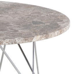 Furniture To Go Prunus Round Coffee Table With Grey-Brown Marble Top - thumbnail 7
