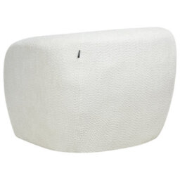 Beliani Swivel Armchair Tore Fabric Off-White - thumbnail 5