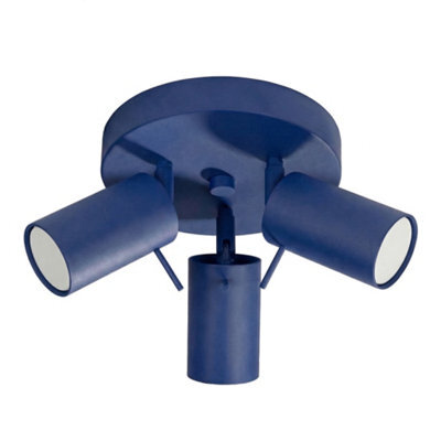 Sollux Lighting Ring Steel Ultramarine 3 Lights Modern Ceiling Lamps - image 1
