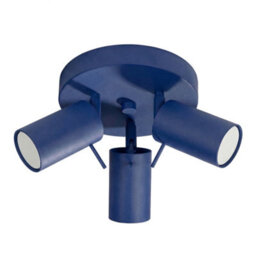 Sollux Lighting Ring Steel Ultramarine 3 Lights Modern Ceiling Lamps - thumbnail 1