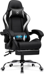 Gtplayer Gaming Chair, Massage Computer Chairs With Footrest, Headrest And Lumbar Support Height Adjustable Ergonomic Pc Chair - thumbnail 1