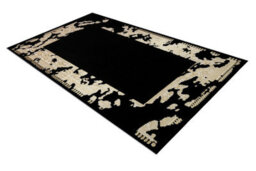 RugsX Carpet Allure 1965 Frame - Structural, Stylish, Glamour Black Gold 240X330 Cm - thumbnail 1