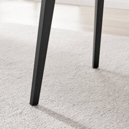Furniturebox Koko Oak Wood Effect Round Dining Table Black Legs 100Cm - thumbnail 5