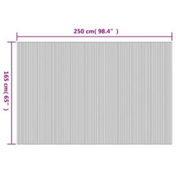 Walplus Room Divider Bamboo White 250X165 Cm - thumbnail 7