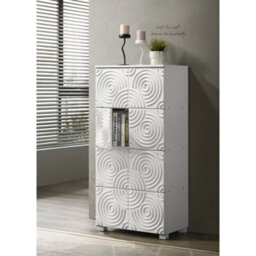 8 Door Storage Cabinet In White Modern For Home - thumbnail 1