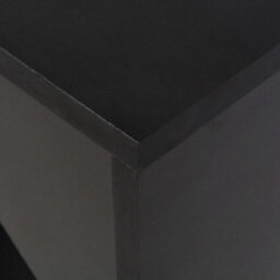 Berkfield Bar Table With Moveable Shelf Black 138X39X110 Cm - thumbnail 5