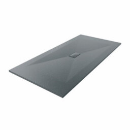 Sundaze Matt Black Walk In Wet Room Shower Enclosure 1200mm & 1000mm & 300mm Flipper Panel With 2000X1000mm Anthracite Shower Tray - thumbnail 3