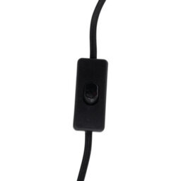 Set Of 2 Modern Black Plug In Wall Lights Bedside Reading Lamps - thumbnail 4