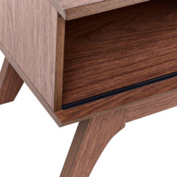 Wyld And Coco Tv Stand Dark Brown 180 X 40 Cm With Integrated Cable Management, Matt Finish - thumbnail 6