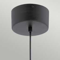 Luminosa Lighting Luminosa Kichler Moonlit Integrated Led Spherical Pendant Ceiling Light Matte Black, 3000K - thumbnail 2