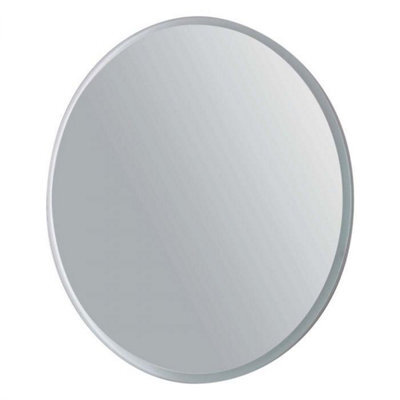 Plum&clay Echo Circular Wallmounted Led Illuminated Bathroom Mirror (H)700mm (W)700mm - image 1