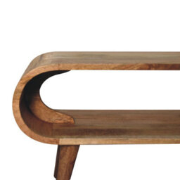Artisan Furniture Solid Wood Amaya Nordic Style Oak-Ish Coffee Table - thumbnail 5