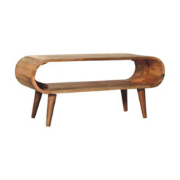 Artisan Furniture Solid Wood Amaya Nordic Style Oak-Ish Coffee Table - thumbnail 4