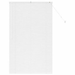 Walplus Window Blind With Curtains Manual White Aluminium - thumbnail 2