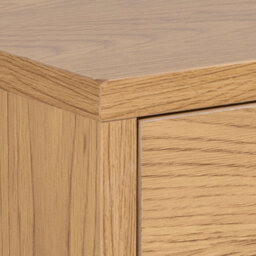 Furniture To Go Cholet Square Bedside Table With 1 Drawer In Oak - thumbnail 5