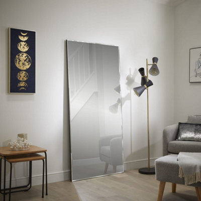 The Online Mirror Shop Wall Mirror Simplistic Bevelled Edge Rectangle Shape With Black Outline- W170Cmxh80Cmxd3Cm For Hanging In Living Room, Bedroom - image 1