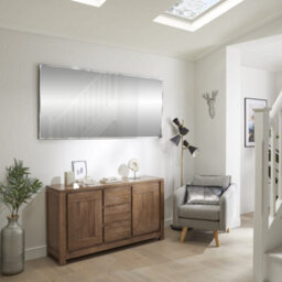 The Online Mirror Shop Wall Mirror Simplistic Bevelled Edge Rectangle Shape With Black Outline- W170Cmxh80Cmxd3Cm For Hanging In Living Room, Bedroom - thumbnail 3