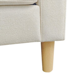 Aspire Pad Compact Sofa With Reversible Chaise, Natural - thumbnail 5
