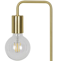 GoodHome Ghlin Round Satin Brass Effect Table Lamp - thumbnail 4
