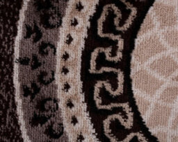 Brown Modern Border Design Area Rug 80X150 Cm Soft Thick Pile Living Room Bedroom Large Non Shedding Carpet - thumbnail 5