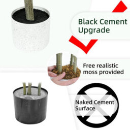 Artificial Olive Tree W/plastic Planter And Artificial Moss For House Office 100 Cm - thumbnail 4