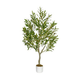 Artificial Olive Tree W/plastic Planter And Artificial Moss For House Office 100 Cm - thumbnail 1