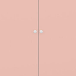 Seconique Denver 2 Door Wardrobe Pink Gloss Metal Hinges And Handles - thumbnail 7