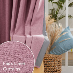 Deconovo Energy Saving 100% Blackout Curtains Eyelet Thermal Insulated For Kids With Coating Back Layer 46X72 Inch Pink 1 Pair - thumbnail 4