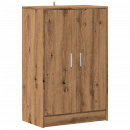 Berkfield Shoe Cabinet Artisan Oak 60X35X92 Cm Engineered Wood - thumbnail 2