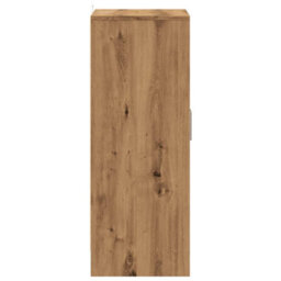 Berkfield Shoe Cabinet Artisan Oak 60X35X92 Cm Engineered Wood - thumbnail 5