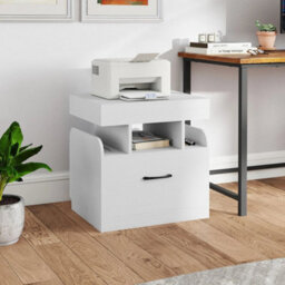 Nightstand Bedside Table With Drawer & Sliding Top Storage - thumbnail 6