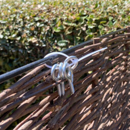 Selections Willow Wheelie Bin Screen Metal Frame (Triple) - thumbnail 7
