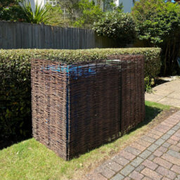 Selections Willow Wheelie Bin Screen Metal Frame (Triple) - thumbnail 1