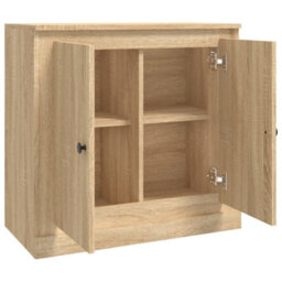 Berkfield Classic Sideboard Sonoma Oak 70X35.5X67.5 Cm Engineered Wood - thumbnail 7