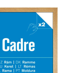 Gb Eye Contemporary Wooden Oak Picture Frame - 60 X 80Cm - thumbnail 3