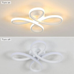 Pheashine White Flower Shaped Acrylic 30W 3500Lm 3500K Warm White Led Ceiling Light - thumbnail 6
