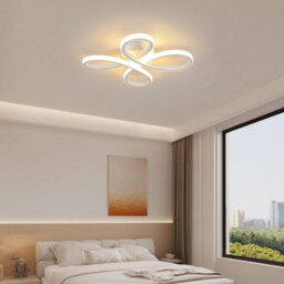 Pheashine White Flower Shaped Acrylic 30W 3500Lm 3500K Warm White Led Ceiling Light - thumbnail 3