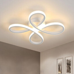 Pheashine White Flower Shaped Acrylic 30W 3500Lm 3500K Warm White Led Ceiling Light - thumbnail 2