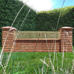 Premier Garden Supplies Premier Tuscany Wooden Trellis Panel 6Ft X 1Ft (4 Pack) Vertical Slatted Decorative Fencing Topper For Climbing Plant Support - thumbnail 7