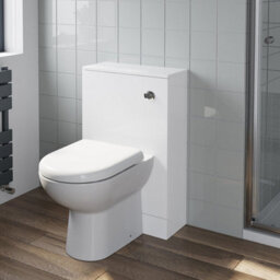 Affine 600mm Bathroom Drawer Vanity Unit Basin Toilet Soft Close Seat Wc Gloss White - thumbnail 7