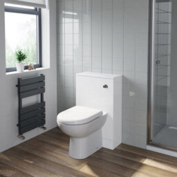 Affine 600mm Bathroom Drawer Vanity Unit Basin Toilet Soft Close Seat Wc Gloss White - thumbnail 5