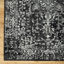 Livabliss Harput-Vintage Grey Blue Orange White Traditional Boho Living Dining Bedroom Rug 120 X 170 Cm Easy Care, Non Shedding - thumbnail 6