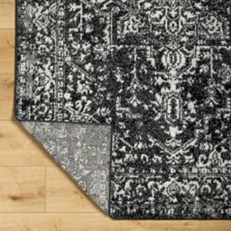 Livabliss Harput-Vintage Grey Blue Orange White Traditional Boho Living Dining Bedroom Rug 120 X 170 Cm Easy Care, Non Shedding - thumbnail 4