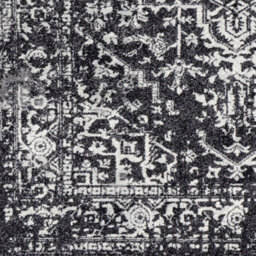 Livabliss Harput-Vintage Grey Blue Orange White Traditional Boho Living Dining Bedroom Rug 120 X 170 Cm Easy Care, Non Shedding - thumbnail 7