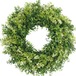 Amorly 20In Large Eucalyptus Wreaths For Front Door Artificial Green Leaves Greenery Wreath Home Decor Porch Wall Decorations - thumbnail 1